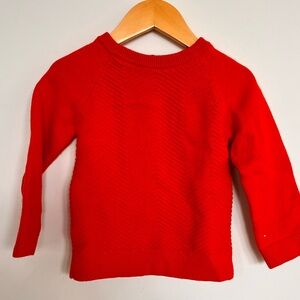 Jacadi Red Sweater sz 24-36 months